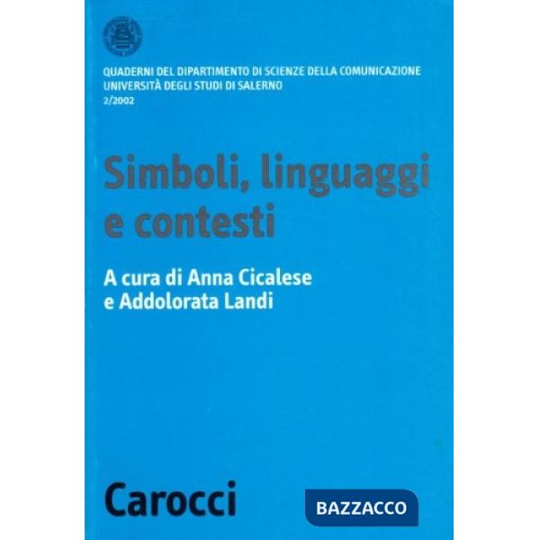 Simboli, linguaggi e contesti