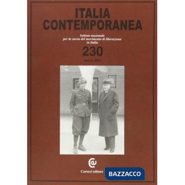 Italia contemporanea. Vol. 230