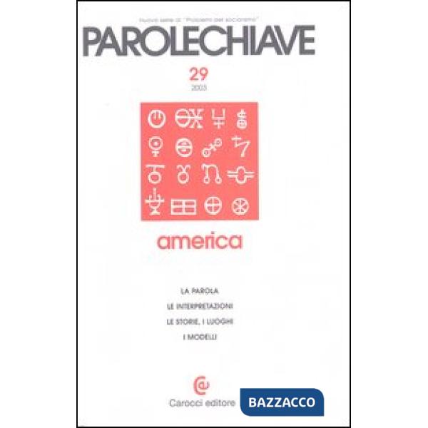 Parolechiave. Vol. 29: America