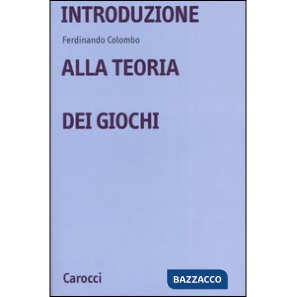Introduzione alla teoria dei giochi