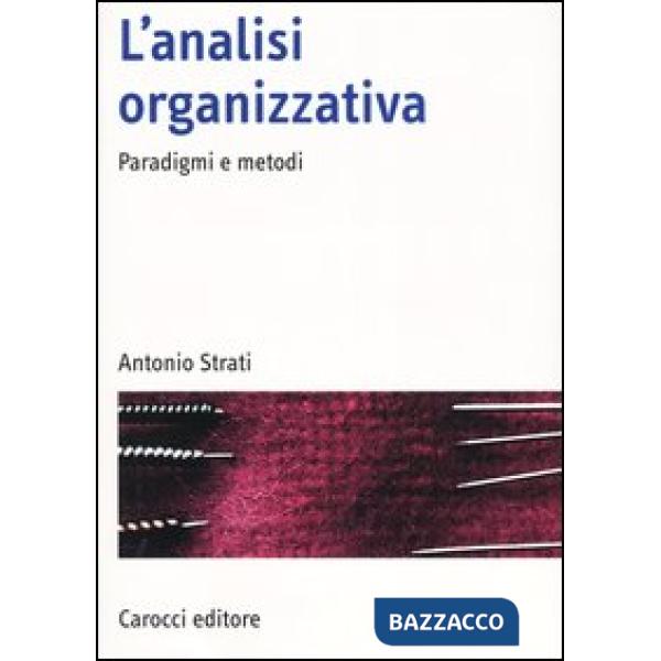 Analisi organizzativa. Paradigmi e metodi (L')