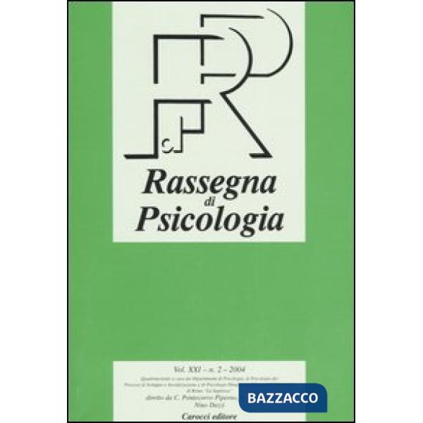 Rassegna di psicologia (2004). Vol. 2