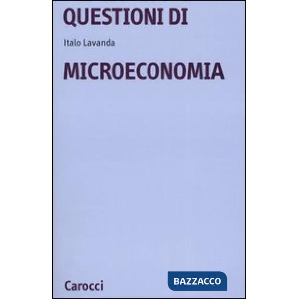 Questioni di microeconomia