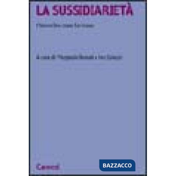 Sussidiarietà. Che cos'è e come funziona (La)