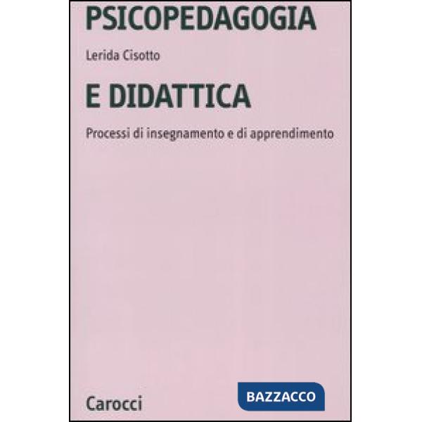 Psicopedagogia e didattica. Processi di insegnamento e di apprendimento
