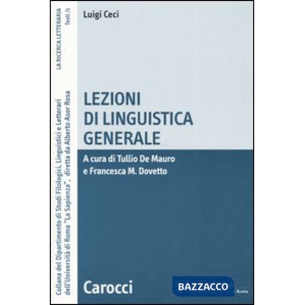 Lezioni di linguistica generale