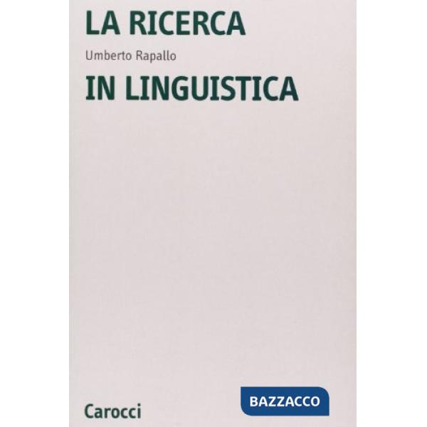 Ricerca in linguistica (La)