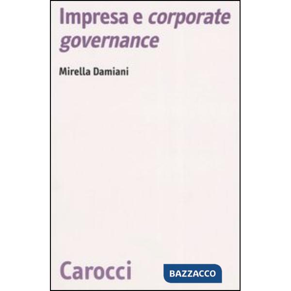 Impresa e «corporate governance»