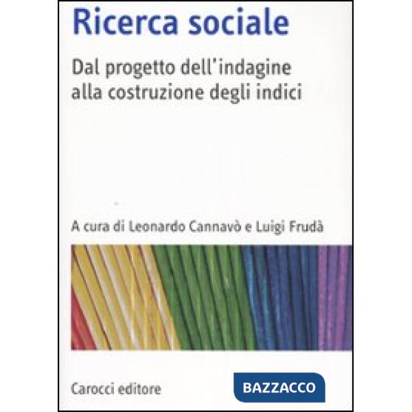 Ricerca sociale. Dal progetto dell'indagine alla costruzione degli indici