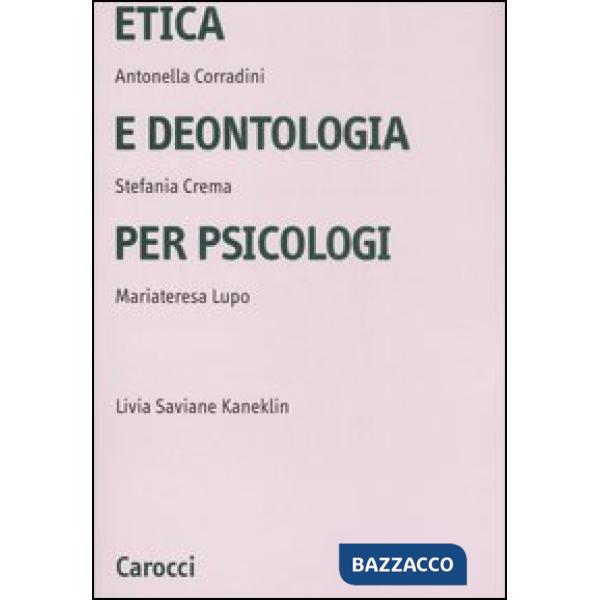 Etica e deontologia per psicologi