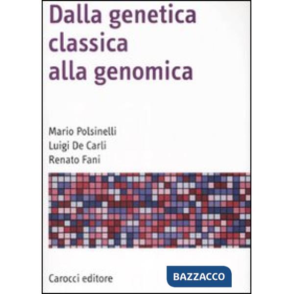 Dalla genetica classica alla genomica