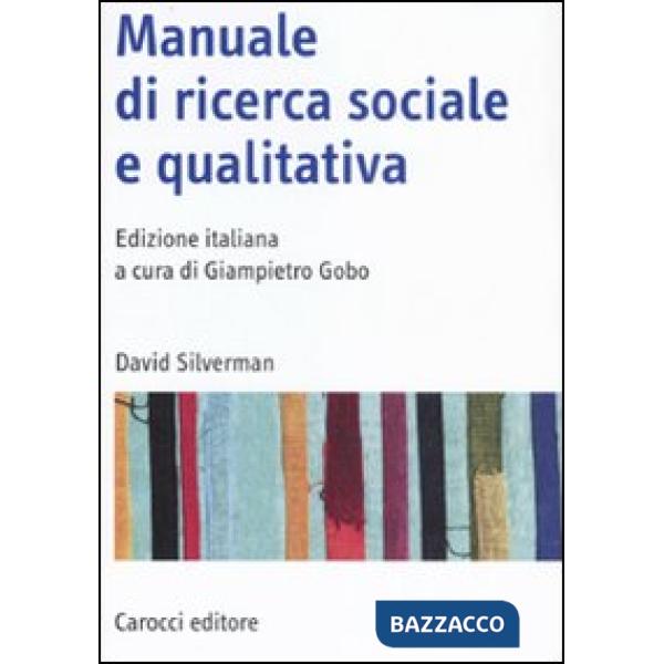Manuale di ricerca sociale e qualitativa
