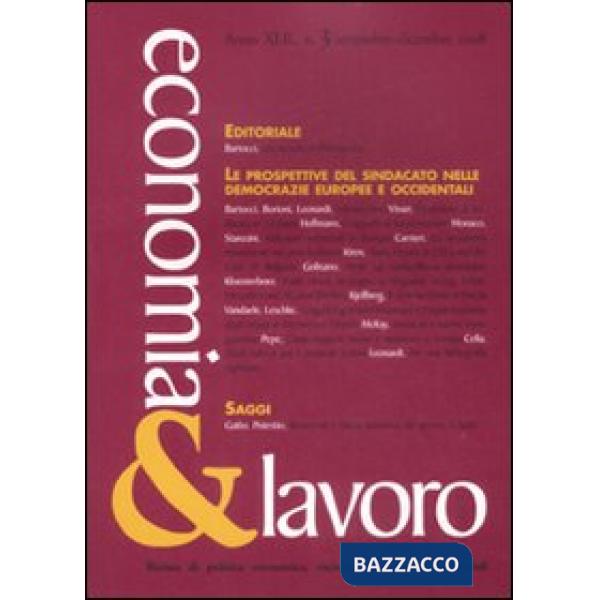 Economia & lavoro (2008). Vol. 3