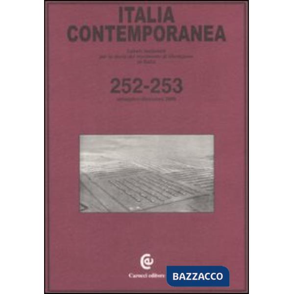 Italia contemporanea vol. 252-253
