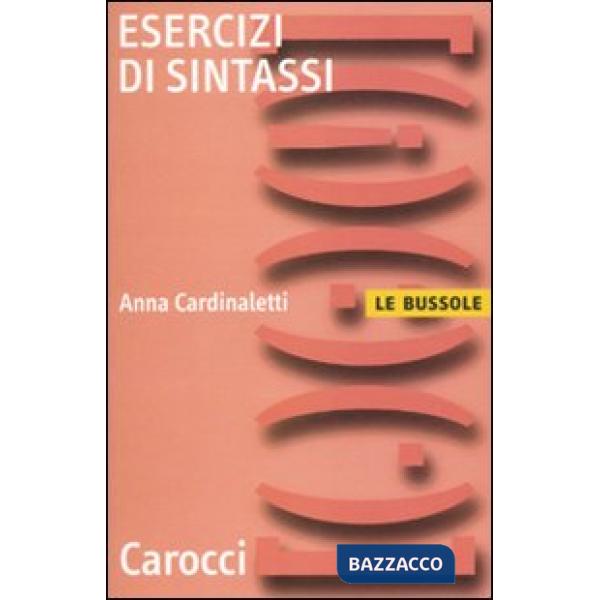 Esercizi di sintassi