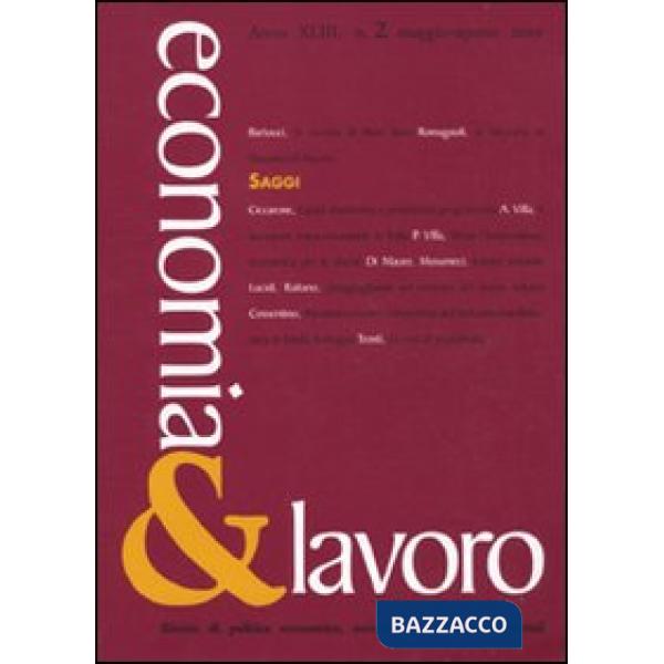 Economia & lavoro (2009). Vol. 2