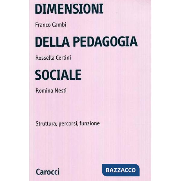 Dimensioni della pedagogia sociale