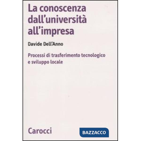 Conoscenza dall'università all'impresa. Processi di trasferimento tecnologico e 
