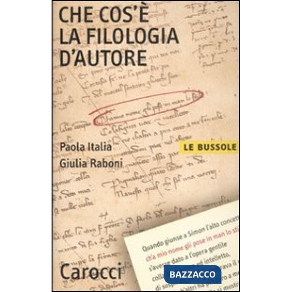 Che cos'è la filologia d'autore