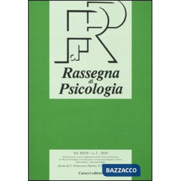 Rassegna di psicologia (2010). Vol. 2
