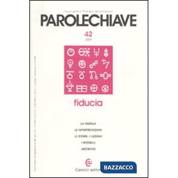 Parole chiave (2009). Vol. 42