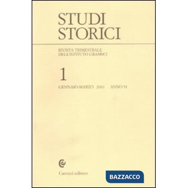 Studi storici (2010). Vol. 1