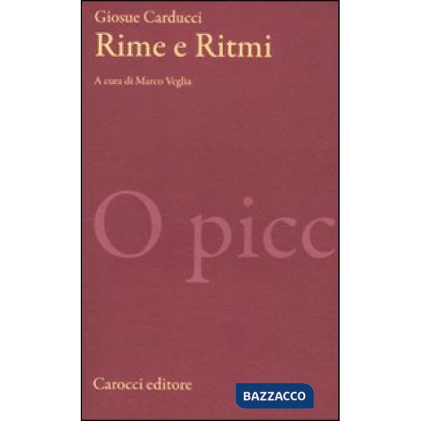 Rime e ritmi. Ediz. critica