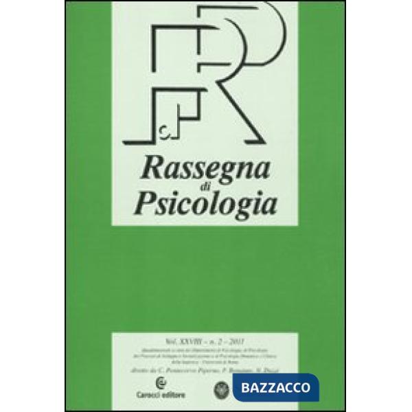 Rassegna di psicologia (2011). Vol. 2