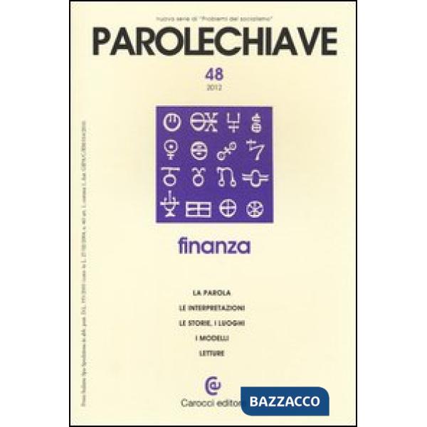 Parolechiave (2012). Vol. 48: Finanza
