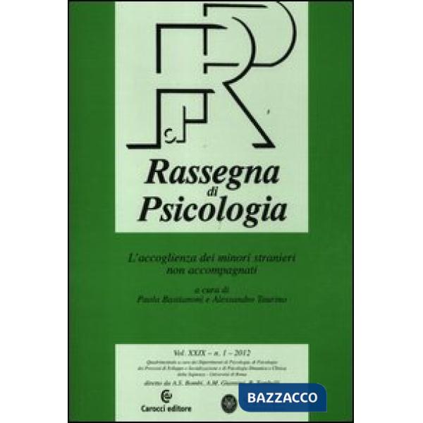 Rassegna di psicologia (2012). Vol. 1
