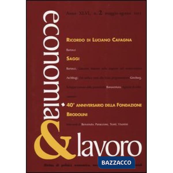Economia & lavoro (2012). Vol. 2