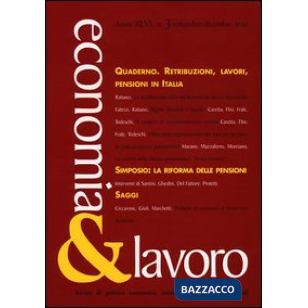 Economia & lavoro (2012). Vol. 3