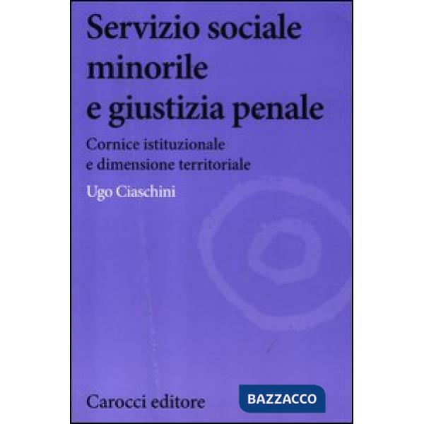 Servizio sociale minorile e giustizia penale. Cornice istituzionale e dimensione