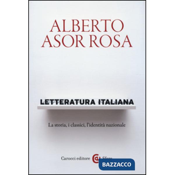 Letteratura italiana. La storia, i classici, l'identità nazionale