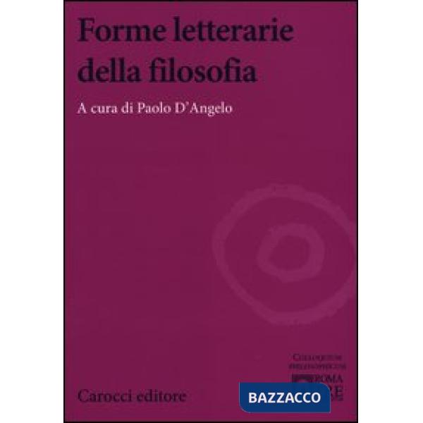 Forme letterarie della filosofia