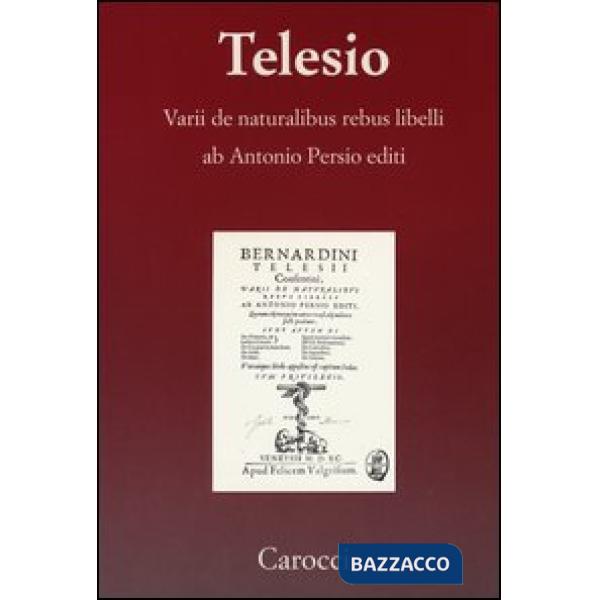 Varii de naturalibus rebus libelli (rist. anast. Venezia 1590)
