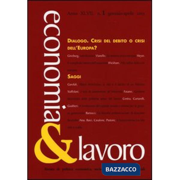 Economia & lavoro (2013). Vol. 1
