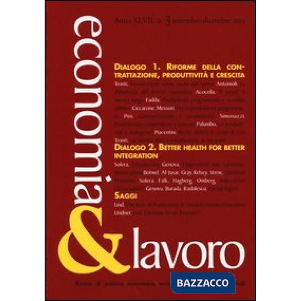 Economia & lavoro (2013). Vol. 3
