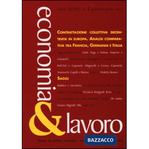 Economia & lavoro (2014). Vol. 1