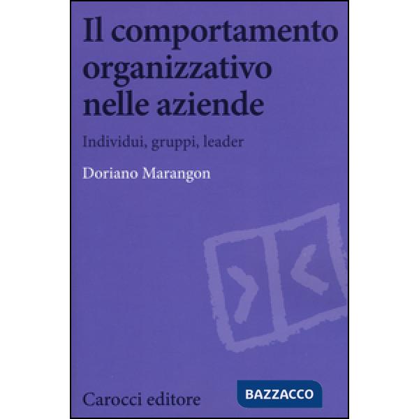 Comportamento organizzativo nelle aziende. Individui, gruppi, leader (Il)