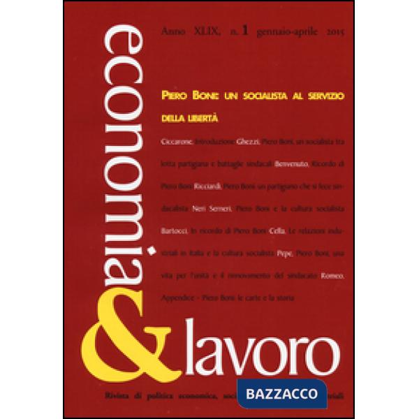 Economia & lavoro (2015). Vol. 1