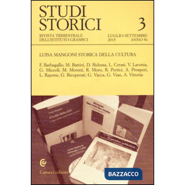 Studi storici (2015). Vol. 3