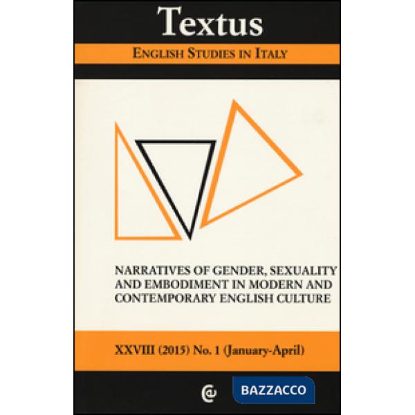 Textus. English studies in Italy (2015). Vol. 1