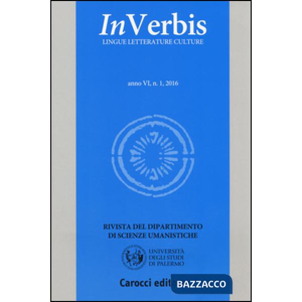 Inverbis. Lingue letterature culture