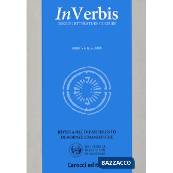 InVerbis. Lingue letterature culture (2016). Vol. 2
