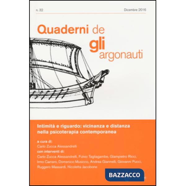 Quaderni de «Gli argonauti» (2016). Vol. 32