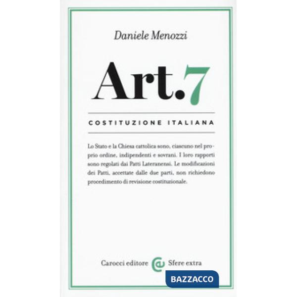 Costituzione italiana: articolo 7