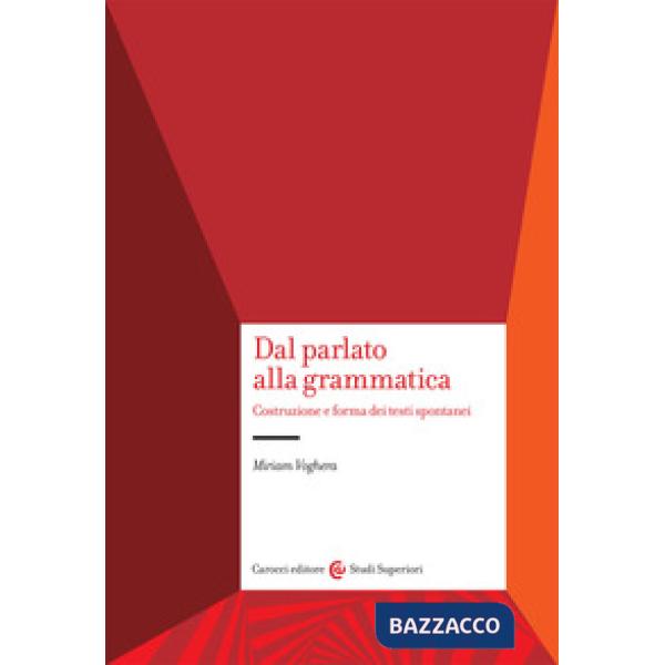 Dal parlato alla grammatica