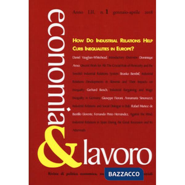 Economia & lavoro (2018). Vol. 1