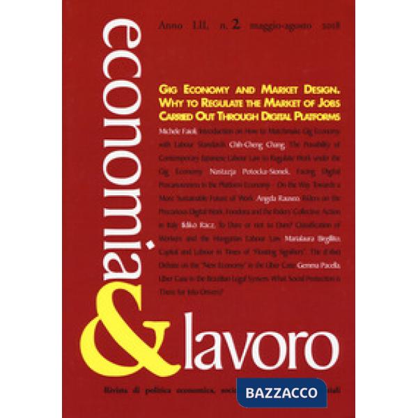 Economia & lavoro (2018). Vol. 2